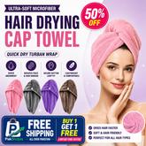 Ultra-Soft Quick-Dry Microfiber Hair Turban (Buy 1 Get 1 Free)